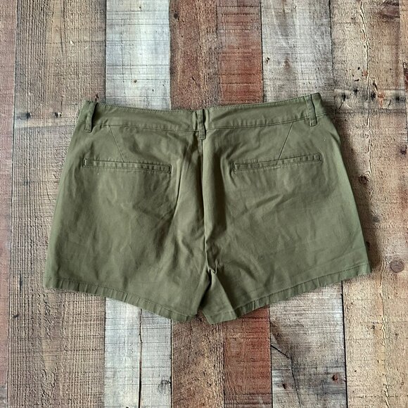 ASOS Design men’s Skinny Chino shorter shorts in khaki W34 - Picture 7 of 8